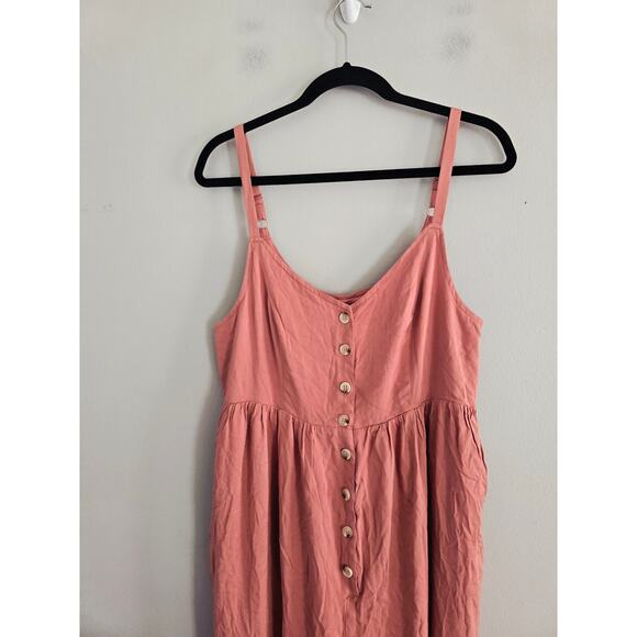 Heyson Salmon Pants Button Romper M NWT - Picture 3 of 4